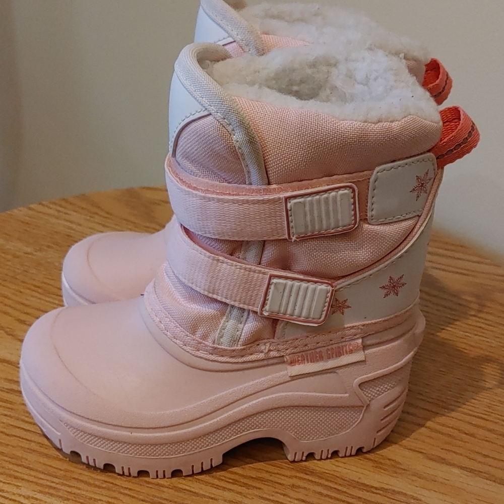 Weather Spirits baby girls winter snow boot size 7
